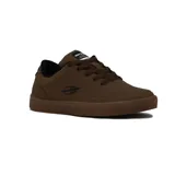 Zapatillas de estilo casual color marrón, con diseño minimalista y suela de goma.