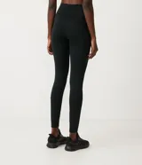 Calza legging deportiva térmica color negro, con cinturilla alta y bolsillo funcional.