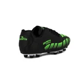 Championes de fútbol Dalponte modelo Valencia, color negro con detalles en gris y logo de Brasil.