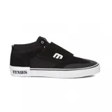 Championes de skate Etnies x Andy Anderson, color negro con detalles en blanco, de corte medio y ajuste con velcro.