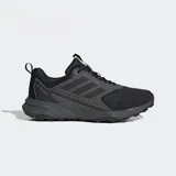 Championes de trail running Adidas Terrex Tracefinder 2, color negro con detalles en gris.