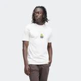 Remera blanca de algodón con estampado de Marvin el Marciano, diseño clásico de Looney Tunes.