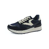 Championes Panama Jack de hombre, color azul marino con detalles en beige y blanco.