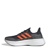 Championes Adidas Ultraboost 5 para hombre, color negro con detalles en naranja y amarillo.