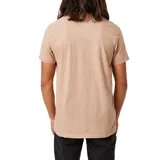 Remera color rosa con bolsillo en el pecho.