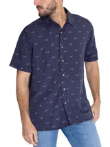 CAMISA M/C HOMBRE SHR-TENCELPRIN-SUM24