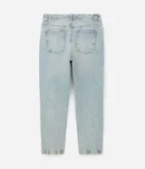 Pantalón masculino de jean con lavado dirty, modelo loose, cintura con trabilla y bolsillos.