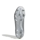 Championes de fútbol Adidas F50 Messi Club FG/MG, unisex, color blanco con detalles en negro y rosa.