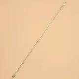 Pulsera de plata 925 con eslabones tipo forcé.
