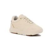 Zapatillas Comfortflex color beige con cordones y suela chunky.