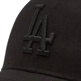 Gorra color naranja con logo bordado en blanco de Los Ángeles Dodgers y logo de la marca 47 en el lateral.