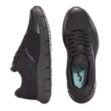 Championes Joma Zen Men 2421 color negro, con capellada de malla transpirable, plantilla Memory Foam, mediasuela de phylon esponjoso y suela de caucho inyectado con tecnología Slip-Resistant.