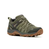 Sneaker de hiking, color verde militar, con suela antideslizante y diseño ligero.