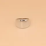 Anillo ancho de plata 925.