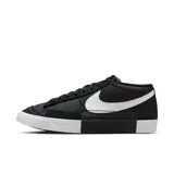 Championes Nike Blazer Bajo Pro Club para hombre, color negro con detalles en blanco.