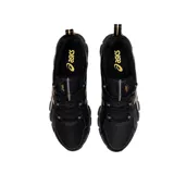 Championes Asics Gel-Quantum 180 negros con detalles dorados.