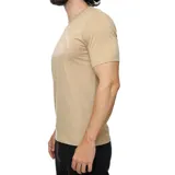 Remera Puma gris de corte clásico con logo grande estampado en el pecho.