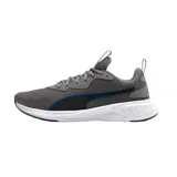 Championes Puma Incinerate de hombre color gris con detalles en negro y azul.