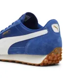 Championes Puma Easy Rider Vintage, color azul con detalles en blanco y suela marrón.