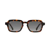 Lentes de sol Indie modelo Nido, con marco carey y lentes grises polarizadas. Hechos a mano con maderas certificadas y eco acetato de celulosa. Unisex.