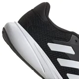 Championes Adidas Response Runner negros con detalles blancos, ideales para running.