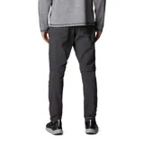 Pantalón de senderismo color caqui, repelente al agua y resistente a las manchas, con tejido elástico en dos direcciones. Cuenta con cinturón integrado removible, bolsillos laterales, bolsillo de seguridad con cremallera, bolsillo cargo, pernera con ceñidor en el dobladillo, bolsillos traseros, trabilla multiuso para el cinturón y malla de ventilación en la parte posterior de las rodillas.