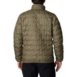 Campera puffer Columbia Delta Ridge II Down color rojo con diseño acolchado. Cuenta con tecnología termorreflectante Omni-Heat™, HeatSeal™ y Omni-Shield™.