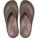 Sandalias Crocs Getaway Groove Platform Flip color marrón chocolate, con tecnología Free Feel™ y plataforma de 4,05 cm.