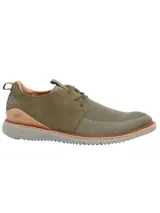 Zapato híbrido de hombre color marrón, con capellada de tejido ligero y detalles en cuero. Suela con tecnología Honey Foam.