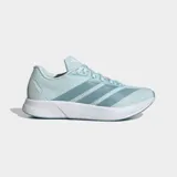 Championes de running Adidas Duramo RC2 color celeste con las tres tiras características de la marca en azul.