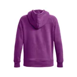 Buzo negro Under Armour de corte clásico, con capucha y logo grande estampado en el frente. Confeccionado en tejido Fleece ligero, cómodo y cálido.