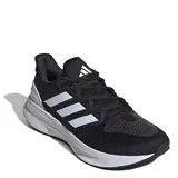 Championes Adidas Ultrarun 5 para hombre, color negro con detalles en blanco. Confeccionados en malla transpirable y materiales sintéticos reciclados. Cuentan con tecnología de amortiguación Bounce 2.0 y suela Adiwear para mayor agarre.