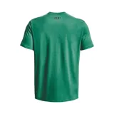 Remera celeste de Under Armour, corte clásico, mangas cortas y logo estampado en el pecho.