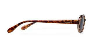Lentes de sol unisex Oba Tigris Carbon con montura ovalada carey y lentes polarizadas negras. Fabricados con materiales bio-based G850 y patillas de propionato de celulosa. Protección UV400 - Categoría 3.