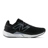 Championes de running New Balance Propel V5, color negro con detalles en gris y blanco.