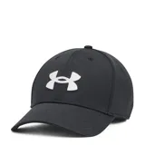 Gorro Under Armour Blitzing color negro con logo bordado en blanco en el frente.