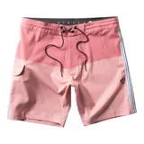 Short de baño color rosa con diseño color block y cordón de ajuste en la cintura.