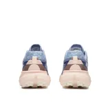 Championes de trail running Merrell Agility Peak 5, color azul con detalles en rosa y suela Vibram MegaGrip.