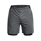 Short de hombre en color negro, con tecnología de secado rápido y cinturilla elástica, ideales para actividad física.