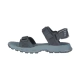Sandalias de hombre Merrell Cedrus Convert 3, color gris oscuro, con tiras ajustables de velcro, forro de neopreno acolchado, entresuela de espuma EVA y suela de goma adherente.