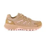 Championes Hi-Tec Brett para trekking, color negro con detalles en gris y celeste.