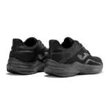 Zapatillas deportivas negras con diseño ligero, transpirables y plantilla de memory foam que se adapta al pie.