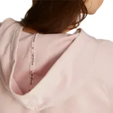 Campera con capucha Puma Modern Sports Full-Zip para mujer, color rosa pálido, con cierre frontal completo, mangas raglán y tecnología dryCELL.
