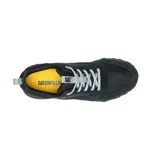 Zapatillas Caterpillar Hex Ready Low Mesh de hombre, color negro, con capellada de gamuza y tela, forro 100% reciclado, plantilla de espuma PU moldeada, entresuela de EVA y suela de goma.