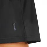 Remera corta de entrenamiento Adidas Train Essentials Boxy Workout, color negro con logo blanco en el pecho.