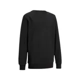Sweater negro de cuello redondo, con logo de Puma bordado en blanco en el pecho izquierdo y escudo del Club Atlético Peñarol bordado en amarillo y negro en el pecho derecho.