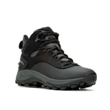 Botas de trekking impermeables Merrell Thermo Kiruna 2 Mid Waterproof, color negro con detalles en gris.