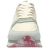Zapatillas casuales con capellada de cuero y tela mesh, forro de mesh, suela de goma transparente y entresuela de EVA con tecnología Memory Foam.