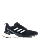 Championes Adidas Response Super 2.0, color negro con detalles en blanco y gris.
