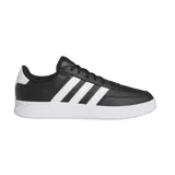 Championes Adidas Breaknet 2.0, color negro con detalles en blanco, inspirados en el tenis.